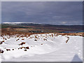 NG3550 : North west from the wind farm track by Richard Dorrell