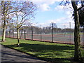 TQ4484 : Tennis Court, Barking Park by Geographer