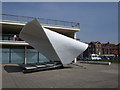 TQ7407 : Bandstand outside De La Warr Pavilion by Paul Gillett