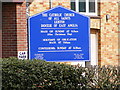 TM4462 : Leiston Catholic Church Notice Board by Geographer