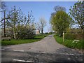 SP3251 : Entrance drive to Windmill Farm, Kineton by David P Howard