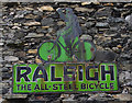 SD3778 : Raleigh sign, Cartmel by Ian Taylor