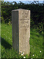 TR0734 : Royal Military Canal Path Mile Marker by Oast House Archive