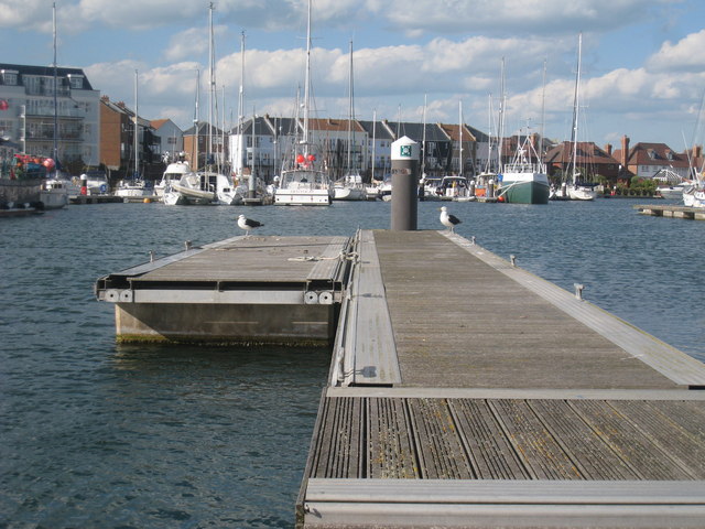 Pontoon at Sovereign Harbour Marina