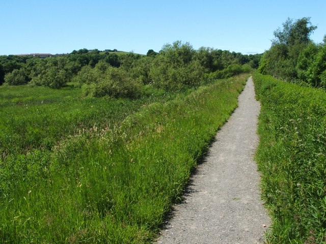 Footpath beside the River Leven