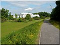 NS8182 : Footpath to Herbertshire Playing Fields by Lairich Rig