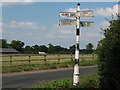 SJ7365 : Old signpost on Jones's Lane (2) by Stephen Craven