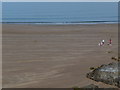 SX6444 : Empty beach at 9am, Bigbury on Sea by Christine Johnstone