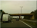 SP0968 : Bridge over the A435 by Andrew Abbott