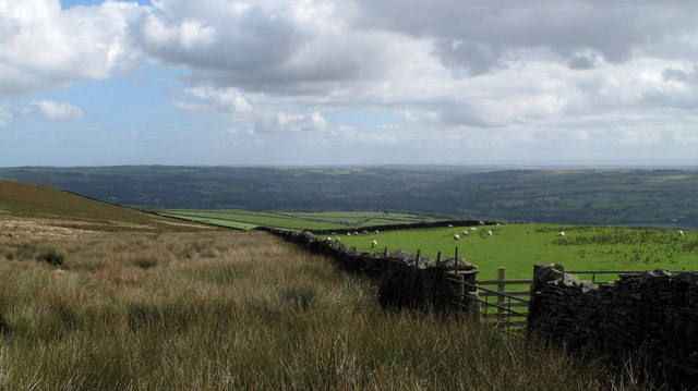 Interface between moorland and agricultural land