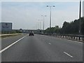 ST5585 : Welcome to England on the M4 Motorway by J Whatley