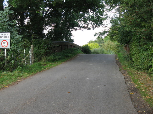 Bridge on Church Road over the former Lewes to East Grinstead Line