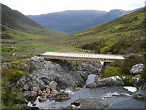  : New footbridge on the Allt Mullardoch by Colin Park