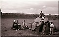 J3267 : Passage Tomb at Giant's Ring Belfast  1960 by Nigel Mykura