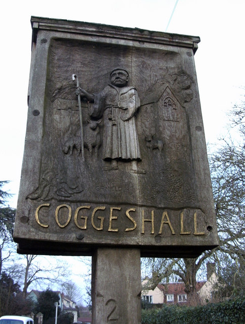 Village Sign   Coggeshall   Essex