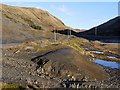 SN8074 : Slag heap, Cwm Ystwyth by Nigel Brown