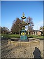 SO8454 : Fountain in the park by Bill Nicholls