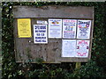 TM3481 : Rumburgh & St.James Village Notice Board by Geographer