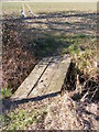 TM3869 : Footbridge on footpath to the A1120 Yoxford Road by Geographer