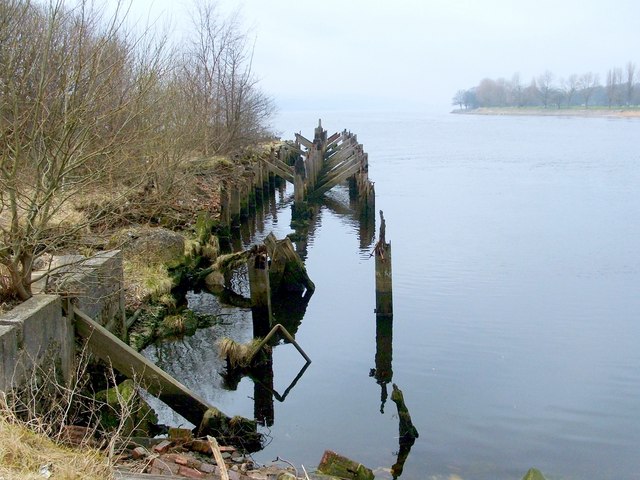 Remains of a jetty