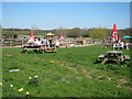 TQ5214 : Picnic area at Blackberry Farm by Oast House Archive