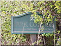 TM3459 : Park Cottage Sign by Geographer