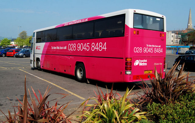 Metro coach, Carrickfergus