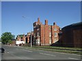 SK9971 : Lincoln Prison, Greetwell Road by Julian P Guffogg