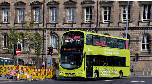 Cairnshill park and ride bus, Belfast