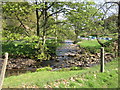 SJ9965 : River Dane and Black Brook confluence by Peter Turner