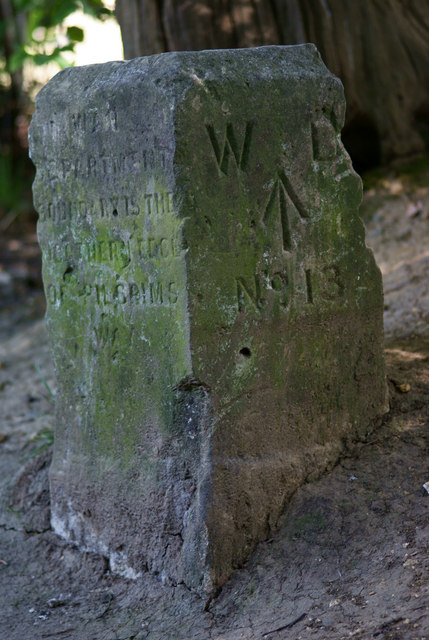 War Department Boundary Marker, Reigate Hill, Surrey