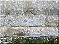 NZ6009 : Bench Mark, St Cuthbert's Church by Maigheach-gheal