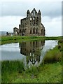 NZ9011 : Whitby Abbey reflection by Rob Farrow