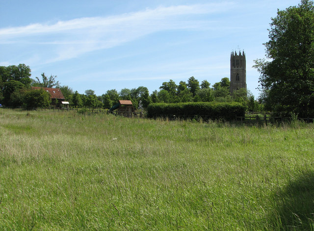 Lowick: view from the end of Mill Lane