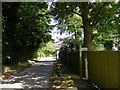 TM2565 : Chapel Road  (U2123) and footpath to A1120 Several Road by Geographer