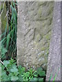 NZ1421 : Bench Mark on gatepost, Wackerfield by Maigheach-gheal