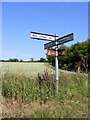 TM2660 : Roadsign on Rectory Road by Geographer