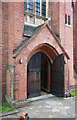 TQ3292 : St Aldhelm, Silver Street, Edmonton - West doorway by John Salmon