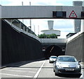 TQ5777 : Eastern lane portal of Dartford Tunnel by nick macneill