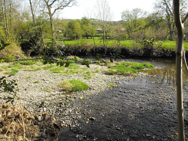 Small islet in the River Severn