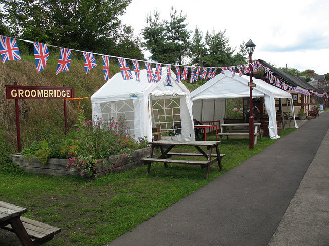 Groombridge station platform