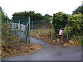 TM4362 : Footpath to the B1119 Saxmundham Road by Geographer