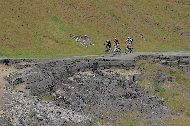 Cyclists on the Old A625