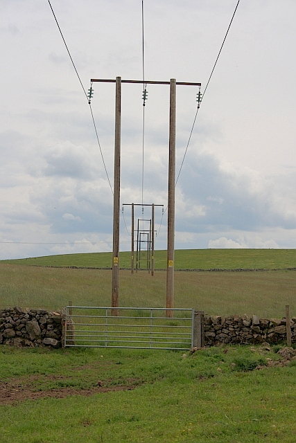 Electricity Transmission Poles, Gratton Moor