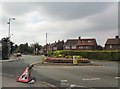 SJ9296 : Cemetery Roundabout by Gerald England