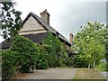 SO3592 : Thatched cottage, Linley by Christine Johnstone