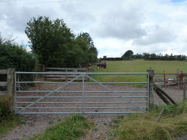 Gates into a field