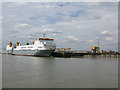 TQ5676 : Cobelfret Ferries tied up at Purfleet by Nick Smith