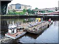 NZ2563 : 'Showboat' beneath the Tyne Bridge by Andrew Curtis