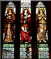 NM8603 : Faith, Hope & Charity window, Ford Kirk by Bob Embleton